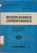 MODERN BUSINESS CORRESPONDENCE