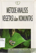 Metode Analisis Vegetasi dan Komunitas