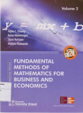 Fundamental methods of mathematics for business and economics volume 2