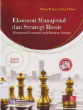Ekonomi Manajerial dan Strategi Bisnis = Management Economics and Business Strategy Edisi 8 Buku 2