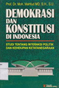Demokrasi  Dan konstitusi Di Indonesia