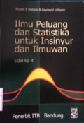Ilmu Peluang dan Statistika untuk Insinyur dan Ilmuan Edisi ke-4