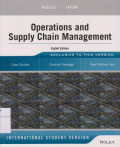 Operations and Supply Chain Management: International Student Version Eight Edition