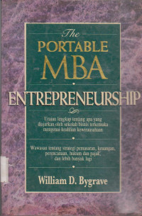 THE PORTABLE MBA ENTREPRENEURSHIP