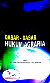 Image of Dasar Dasar Hukum Agraria