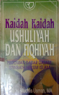 Kaidah Kaidah Ushuliyah Ddan Fiqhiyah