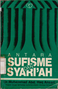 Image of ANTARA SUFISME DAN SYARIAH