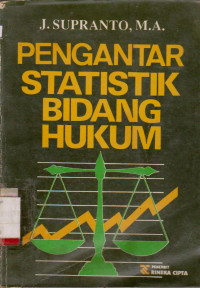 Image of PENGANTAR STATISTIK BIDANG HUKUM