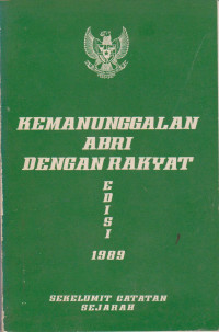 Image of KEMANUNGGALAN ABRI DENGAN RAKYAT