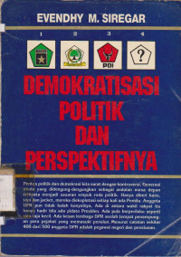Image of DEMOKRATISASI POLITIK DAN PERSPEKTIFNYA