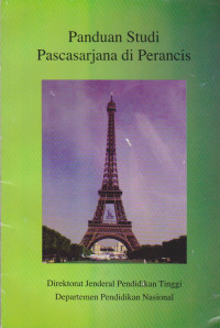 Image of PANDUAN STUDI PASCASARJANA DI PERANCIS