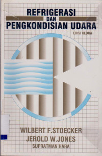 Image of REFRIGERASI DAN PENGKONDISIAN UDARA EDISI KEDUA