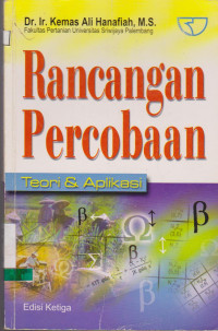 Image of RANCANGAN PERCOBAAN TEORI & APLIKASI