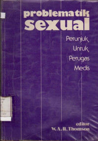 Image of PROBLEMATIK SEXUAL PETUNJUK UNTUK PETUGAS MEDIS