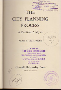 Image of THE CITY PLANNING PROCESS A POLITICAL ANALYSIS
