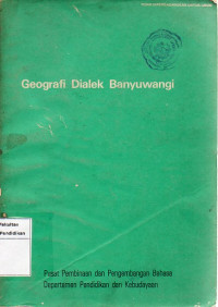 Image of Geografi Dialek Banyuwangi