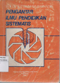 Image of Pengantar Ilmu pendidikan Sistematis
