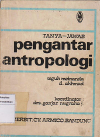 Image of Tanya Jawab: Pengantar Antrropologi