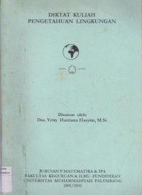Image of Diktat Kuliah Pengetahuan Lingkungan