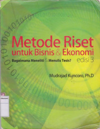 Image of Metode Riset Untuk Bisnis & Ekonomi