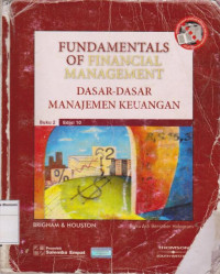 Image of Fundamentals of financial management= dasar-dasar manajemen keuangan edisi 10 buku 2