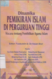 Image of Dinamika pemikiran islam di perguruan tinggi: wacana tentang pendidikan agama islam