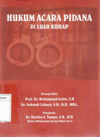 Image of Hukum acara pidana diluar kuhap