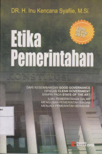 Image of Etika Pemerintahan Edisi Revisi 2010