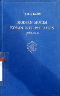 Image of Modern Muslim Koran Interpretation(1880-1960)