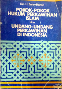 Image of Pokok Pokok Hukum Perkawinan Islam dan Undang Undang Perkawinan Indonesia