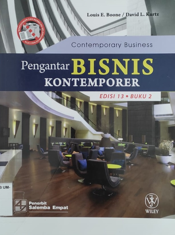 Contemporary Business - Pengantar Bisnis Kontemporer Edisi 13 Buku 2