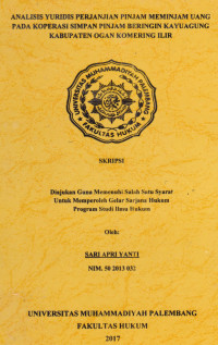 Image of Tindak Pidana Korupsi Pengadaan  Lahan Tempat Pemakaman Umum Di Baturaja Kabupaten Ogan Komering Ulu  : Analisis Putusan Hakim Tipikor Palembang No. 17/Pid.Sus-TPK/2016/PN PLG