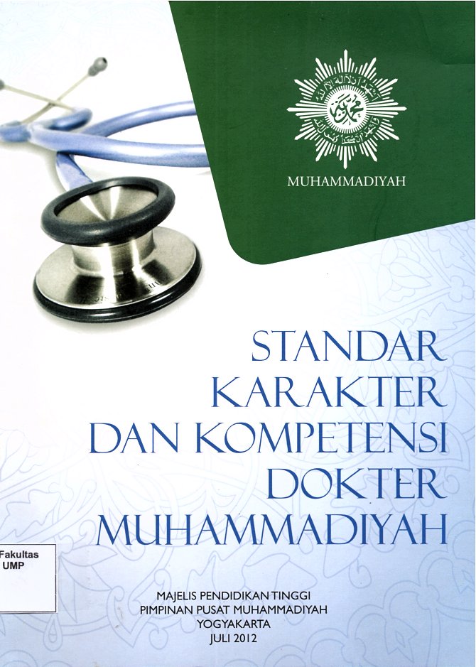 Standar Karakter Dan Kompetensi Dokter Muhammadiyah