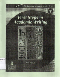 Image of Firts Steps In Academic Writing