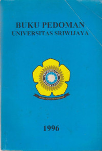 Image of BUKU PEDOMAN UNIVERSITAS SRIWIJAYA