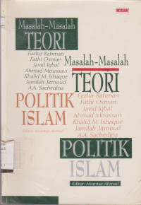 Image of MASALAH-MASALAH TEORI POLITIK ISLAM