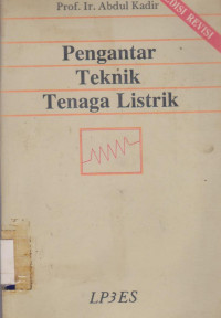 Image of PENGANTAR TEKNIK TENAGA LISTRIK