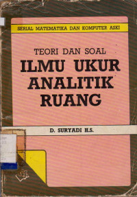 Image of TEORI DAN SOAL ILMU UKUR ANALITIK RUANG