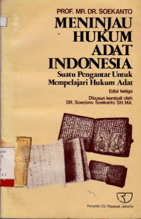 Image of MENINJAU HUKUM ADAT INDONESIA