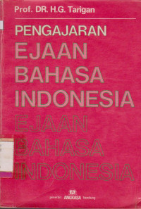 Image of PENGAJARAN EJAAN BAHASA INDONESIA