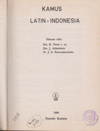 Image of KAMUS LATIN - INDONESIA