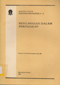 Image of PENGAWASAN DALAM PERPAJAKAN