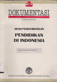 Image of DOKUMENTASI KLIPING TENTANG DUNIA ARAH PERKEMBANGAN PENDIDIKAN DI INDONESIA