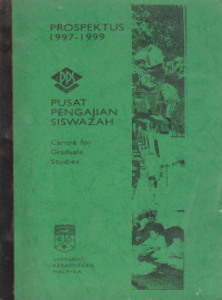 Image of PROPEKTUS 1997 - 1999 PUSAT PENGAJIAN SISWAZAH : CENTRE FOR GRADUATE STUDIES