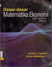 Image of Dasar- dasar Matematika Ekonomi