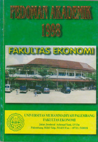 Image of PEDOMAN AKADEMIK 1998 : FAKULTAS EKONOMI