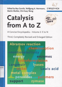 Image of Catalysis From A to Z A Concise Eney clopedia - Volume  2, 3 : O to Z