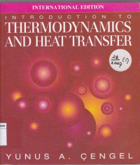 Image of INTRODUCTION TO THERMODYNAMICS AND HEAT TRANSFER
