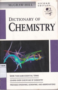 Image of Dictionry Of CHEMISTRY