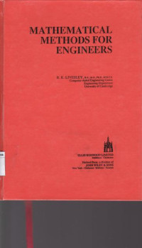 Image of MATHEMATICAL METHODS FOR ENGINEERS